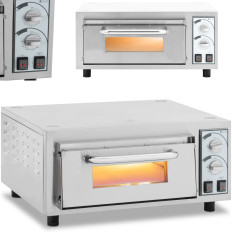 Professionele een-kamer pizza fornuis voor 1 pizza wo. 35 cm 2200 W
