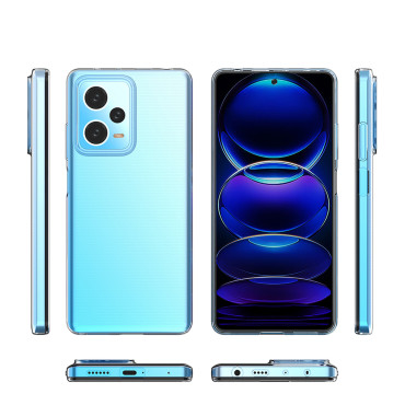Capa de caso ultra fino 0.5mm para Xiaomi Xiaomi Redmi Nota 12 Pro + Ultra Clear Transparente