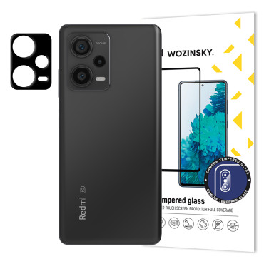 Temperované sklo 9h na kamere fotoaparátu pre Xiaomi RedMI Poznámka 12 PRO + FULL FACKE CLOAD