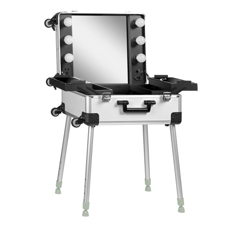 CASE PORTABLE STAND T-27 SILVER — front view