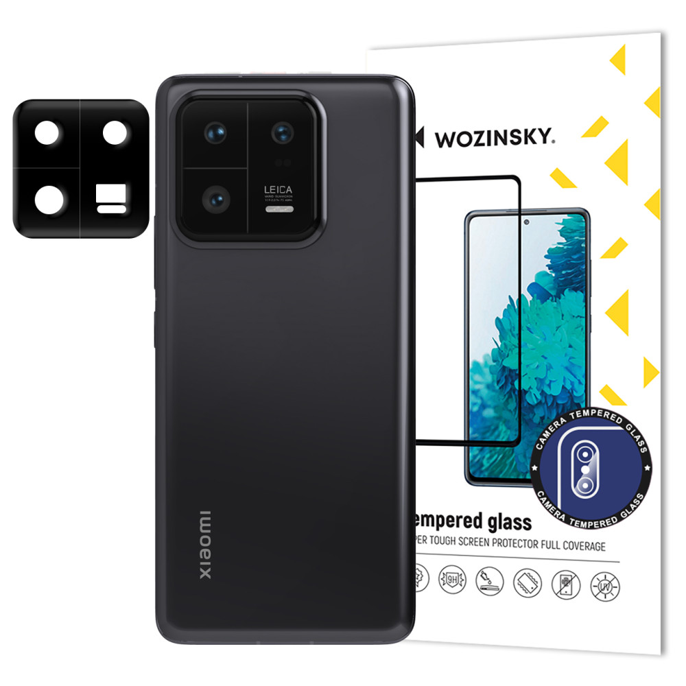 Härdat glas 9h på kamerakamera för Xiaomi 13 Pro full kamera glas