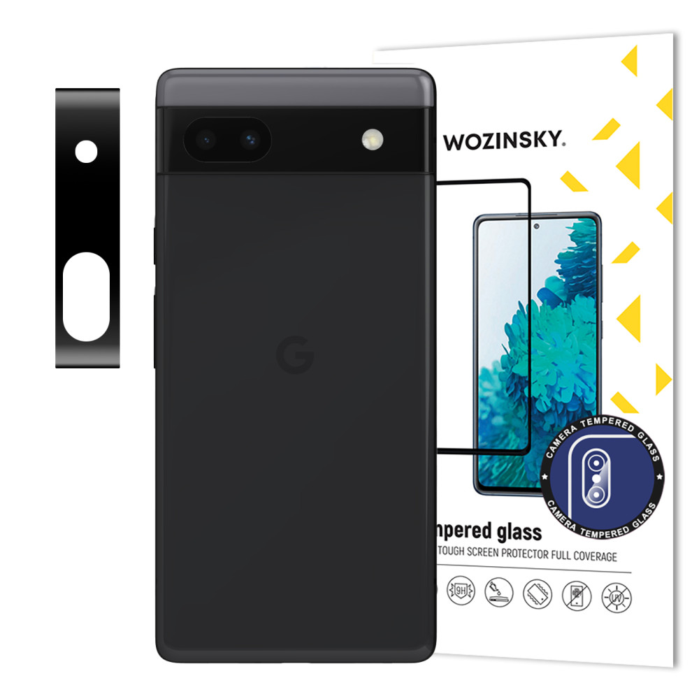 Rūdīts stikls 9H uz kameras kameru Google Pixel 6a Full Camera Glass