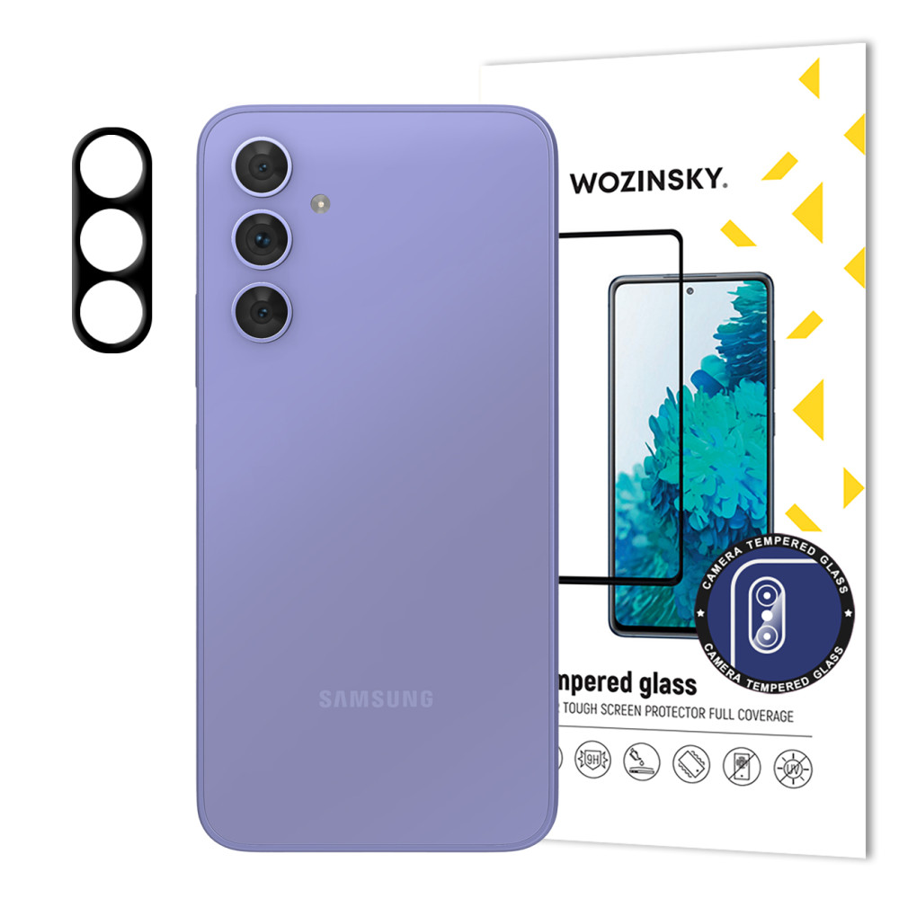Vidrio templado 9H en cámara de cámara para Samsung Galaxy A54 5G Cámara completa de vidrio