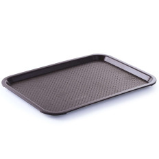Fastfood Polypropyleen-lade 30.5x41.5cm - bruin