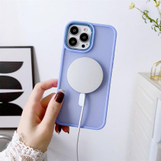 Magsafe Magsafe Case voor iPhone 15 Pro Max Gaten voor een groene leiband
