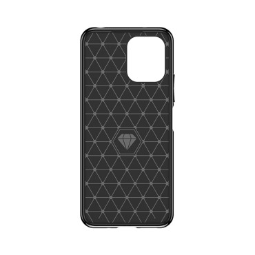 Soomustatud elastne juhtum Xiaomi Redmi 12 Thunder Case Black jaoks