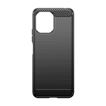 Joustava tapauskotelo Patterin hiili Xiaomi Redmi 12 Hiilikotelo Musta