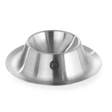 Um suporte de vidro com um rack para o aço inoxidável do ovo 6pcs. - Hendi 441466