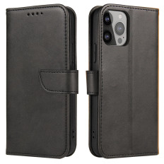 Primer primer z loputo in portfeljem za Xiaomi Redmi 12 Magnet Case Black