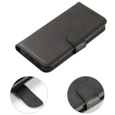 Primer primer z loputo in portfeljem za Xiaomi Redmi 12 Magnet Case Black