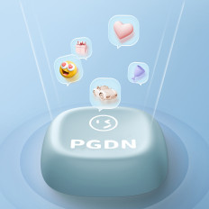 Langaton näppäimistö taustavalolla KU101 Bluetooth USB-C sininen