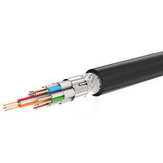Káblové audio kábel Video MicroHDMI - HDMI 2.0 1M ČIERNY