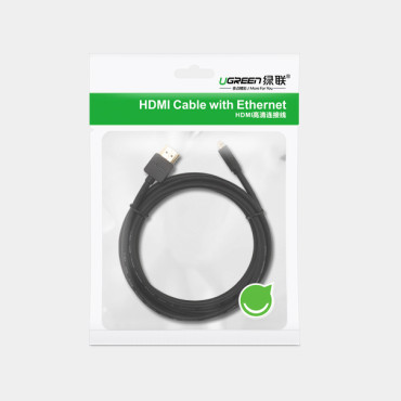 Kabelių garso kabelis Vaizdo mikrohdmi - HDMI 2.0 1m juoda