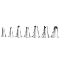 Tabelas Somente Estrela para Mangas Confecetíveis Bolsas De Aço Carboidrated - Conjunto de 7 Pcs - Hendi 551714