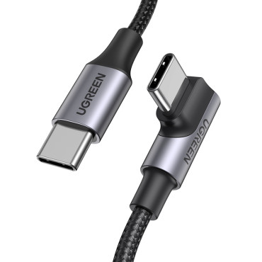 Καλώδιο γωνίας καλωδίου USB-C σε 580MB / S 2M Black Garda