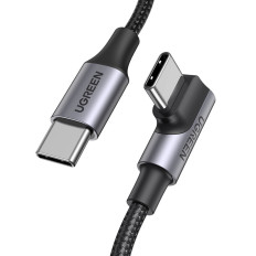 Kabelinė kampo laido USB-C 580MB / s 2m juoda gardos