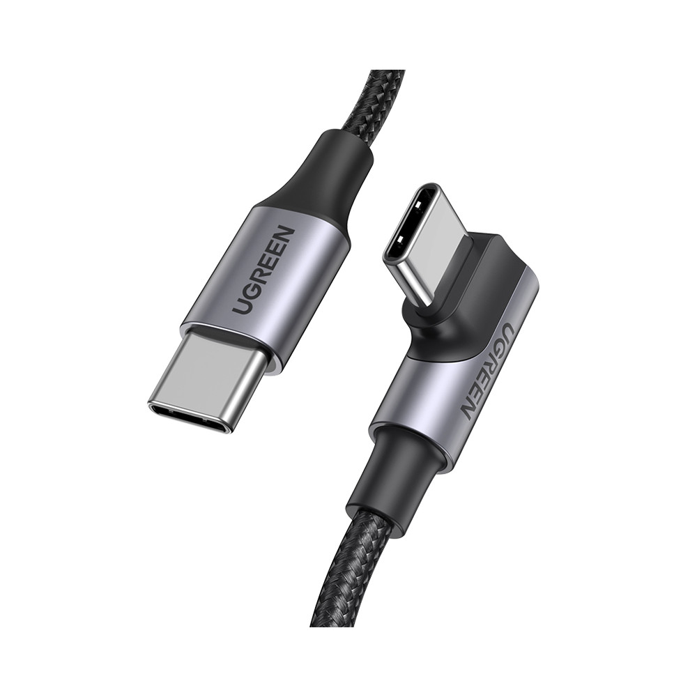 Kabelinė kampo laido USB-C 580MB / s 2m juoda gardos