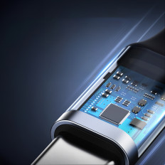 Kábel szögjel USB-C 580MB / s 2m fekete garda