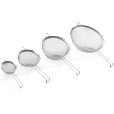 Passoire de cuisine en acier inoxydable, fine, diamètre 100 mm - HENDI 638309