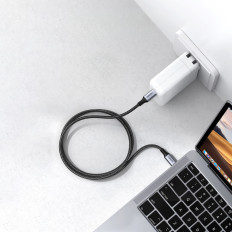Kábel USB-C kábel v 5A 480 MB / S 0.5m Čierna-Eyed