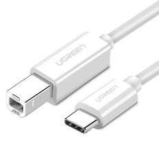 Kabel kabela za pisač i USB-C skener - USB-B 2,0 1,5 m White