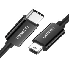 Kabel USB-C kabel - Miniusb 480Mbps 1m černá