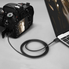 Kabel-USB-C-Kabel - MiniusB 480 Mbit / s 1M schwarz