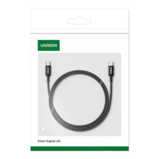 Kabeļu USB-C 100W 5A PD 480Mbps 2m melnā kabelis