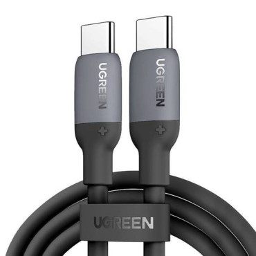 Καλώδιο σιλικόνης καλώδιο USB-C PD 60W 480MBPS 2M γκρι