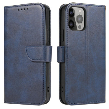 Torbica z loputo in denarnico za Samsung S24 plus magnet modra