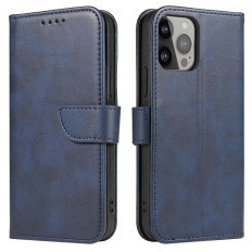 Case Case met flap en portemonnee voor Samsung S24 Ultra Magnet Case Blue