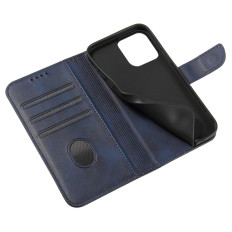 Case Case met flap en portemonnee voor Samsung S24 Ultra Magnet Case Blue