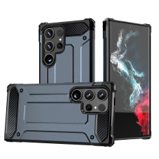 Oklepna torbica, ojačana za Samsung Galaxy S24 Ultra Hybrid Armor Blue