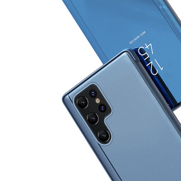 Prípad pre SAMSUNG S24 + s jasným zobrazením prípadu Blue