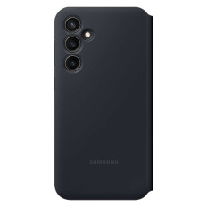 Coque originale pour Samsung Galaxy S23 Fe Pocket pour Vue intelligente Portefeuille Noir Noir