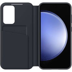 Original Case Cover för Samsung Galaxy S23 Fe Pocket för Smart View Black Wallet Black
