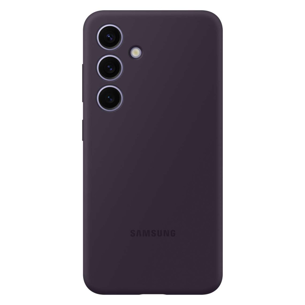 Original Case Silicone Cover til Samsung Galaxy S24 Silikone Etui Mørk Blofiolet
