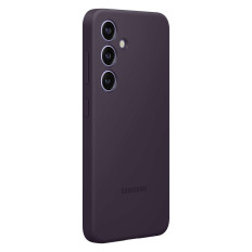 Originalni silikonski poklopac za Samsung Galaxy S24 Silikon slučaj tamni Bloriolet