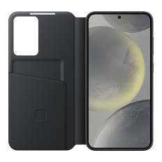 Caso original caso para Samsung Galaxy S24 bolso para carteira de cartão inteligente preto
