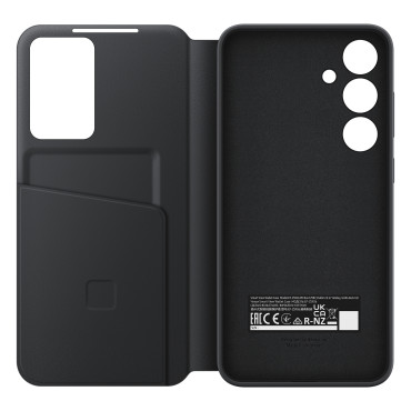 Caso original caso para Samsung Galaxy S24 bolso para carteira de cartão inteligente preto