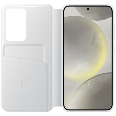 Originele case cover voor Samsung Galaxy S24 Pocket voor Smart Bekijk portemonnee wit