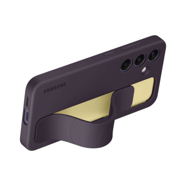 Originalni primer primera za Samsung Galaxy S24 z ročajem in stojalo Stalni oprijem Case Darkwiolet