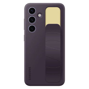 Original Case Case for Samsung Galaxy S24 med håndtak og Stand Stående Grip Case Darkwiolet