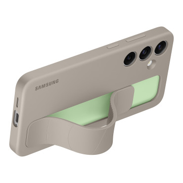 Original Case Cover for Samsung Galaxy S24 with handle and standing grip case gray