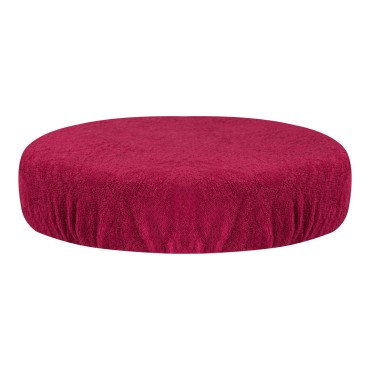 Frottee-Bezug für Hocker Fuchsia