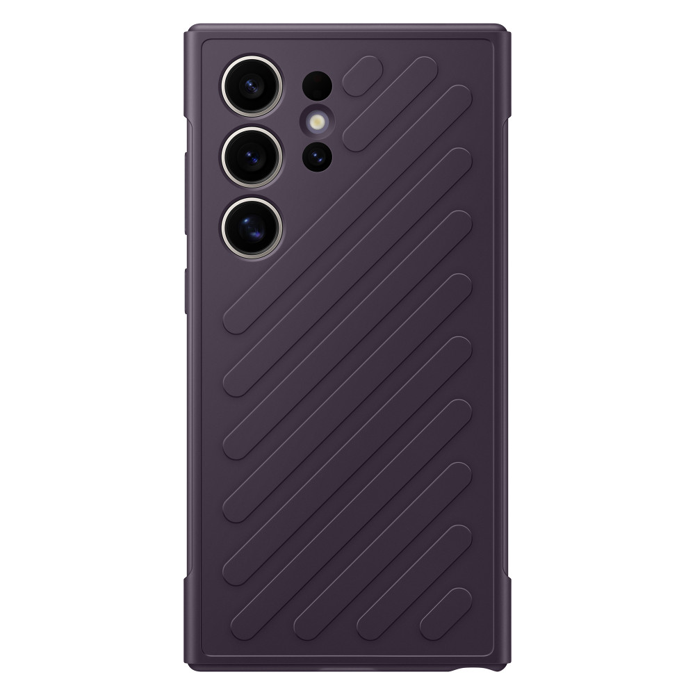 Caso de escudo de caso de bolsa original para Samsung Galaxy S24 Ultra Dark sangrento