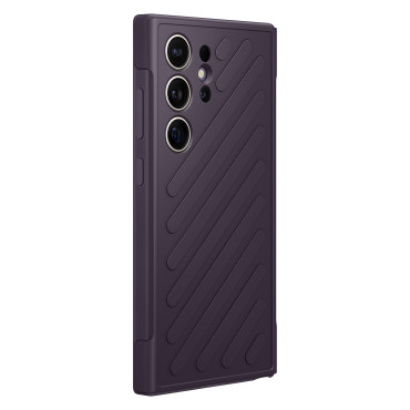 Caso de escudo de caso de bolsa original para Samsung Galaxy S24 Ultra Dark sangrento