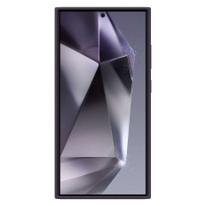 Original Case Silikon Deksel til Samsung Galaxy S24 Ultra Silikon Case Dark Blofiolet