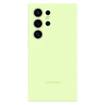 Originalni slučaj silikon slučaj za Samsung Galaxy S24 Ultra silikon Slučaj svijetlo zeleno