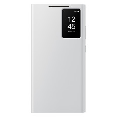 Caso original capa para Samsung Galaxy S24 Ultra Bolso para Cartão Inteligente Wallet Branco